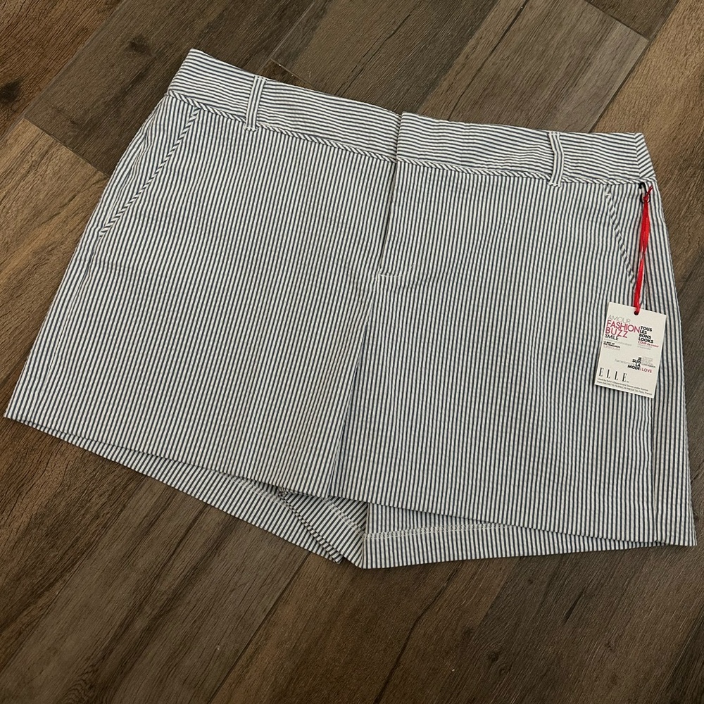 Elle Gray Bermuda Shorts Tailored Lightweight